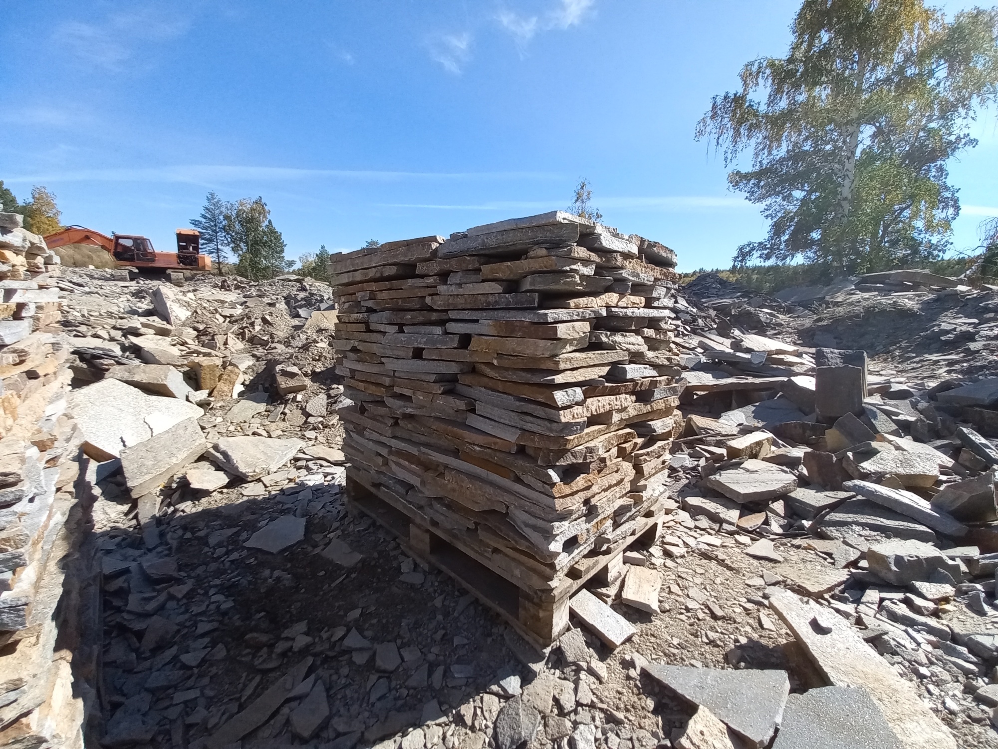 Плитняк златолит серебристый для мощения на бетон купить в Красноармейске