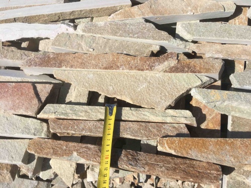 Горбушка златолит золотистый для облицовки купить в Красноармейске