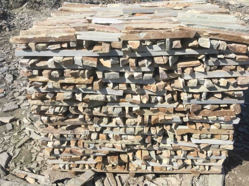 Горбушка златолит золотистый для облицовки купить в Красноармейске