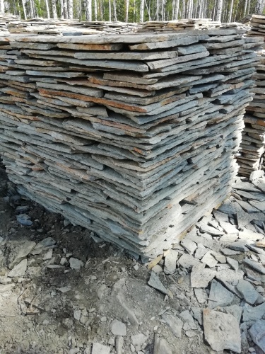 Плитняк златолит Уральский для цоколя, отмостки купить в Красноармейске