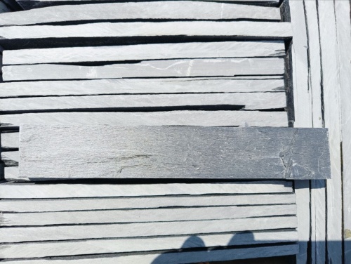 Плитка чёрная из натурального камня фасадная 30 см * 5 см, толщина 7 мм -30 мм купить в Красноармейске